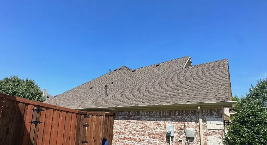 Completed roof replacement project in Progress Village